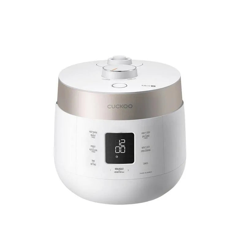 6-Cup Cuisinière à 6 tasses, Intérieur antiadhésif, 16 options de menu, Nettoyage automatique, Blanc