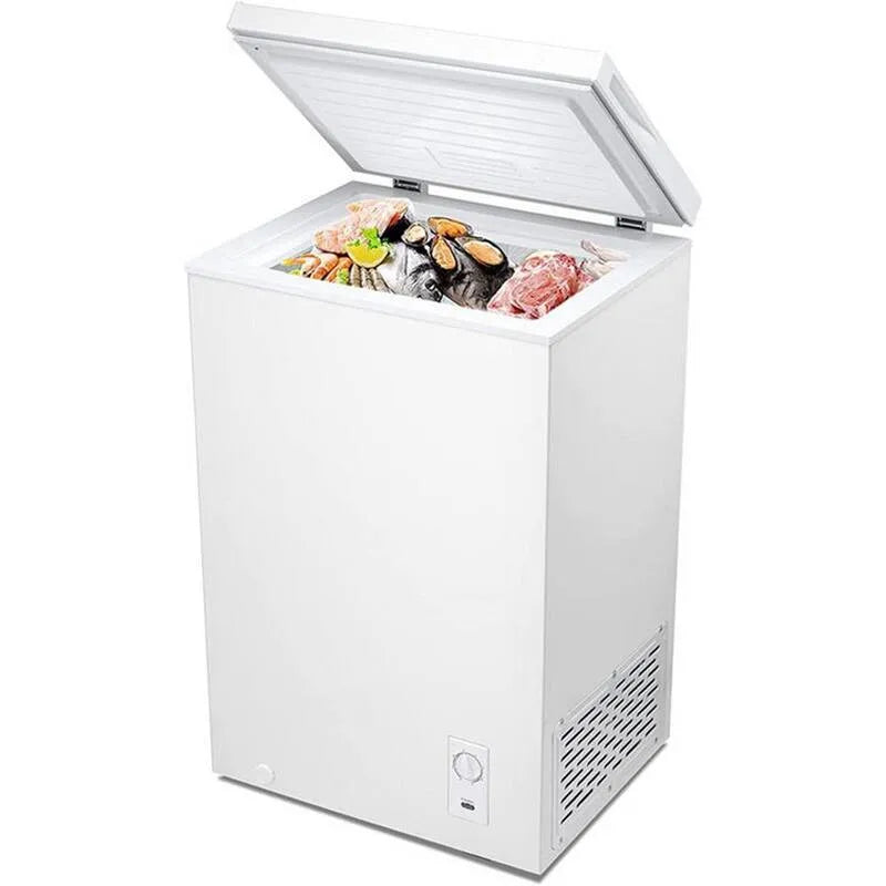 Congélateur W 2, Température réglable, 20, 94 po, 2, 7 pi, Défrost manuel, Poitrine, Blanc, 20.94 in, 2.7 cu. ft