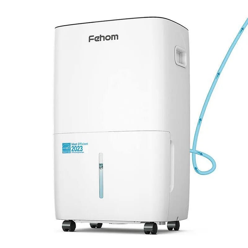 Déshumidificateur 150pt. 7000, certifié ENERGY STAR, sous-sol ou chambres à damp en blanc avec pompe, haute