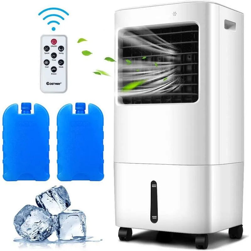 Climatiseur 8000 BTU Portable, Télécommande, conception compacte et portable, 300 pi, Blanc, 8,000 BTU