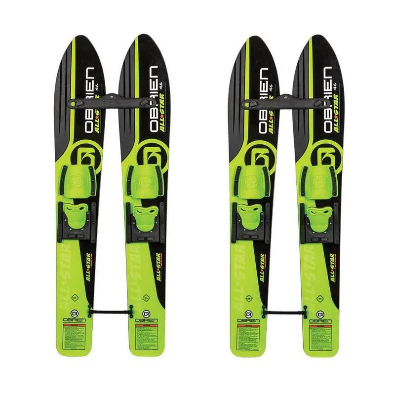 2-Pack, Enfants All Star Trainer Kids Combo Waterskis avec corde, 46 po.