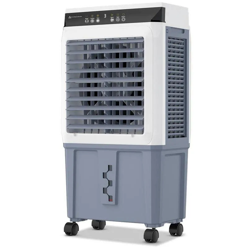 Humidificateur CFM 3, conception compacte et portable, 3300 CFM, 3 vitesses, 1800 pi. Ft, Intérieur/extérieur, Blanc