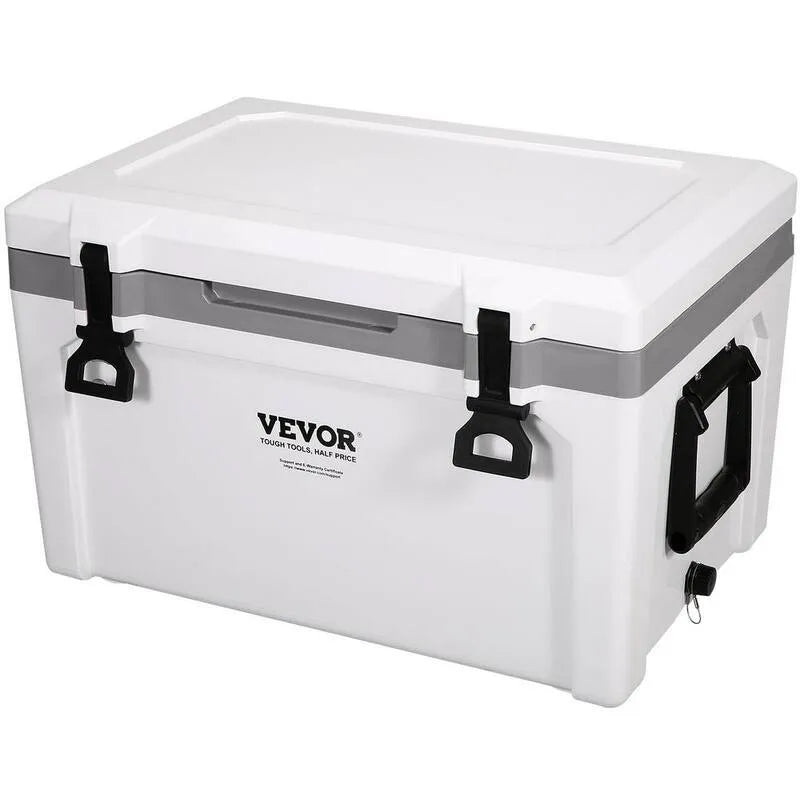 Refroidisseur portable, 52 Qt, conception compacte et portable, tient 50 Canettes, isolé, Refroidisseur dur de rétention de glace avec poignée de service lourd, poitrine