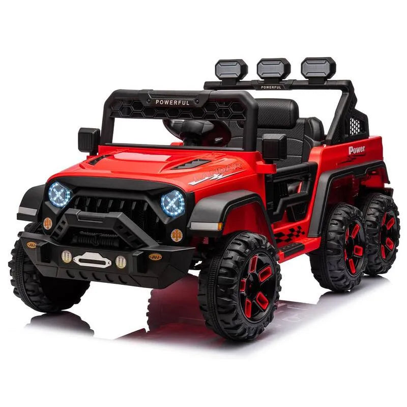 24-Volt, rouler sur 4WD Jouets avec télécommande, 24-Volt Ride sur grande voiture de camion de ramassage pour les enfants