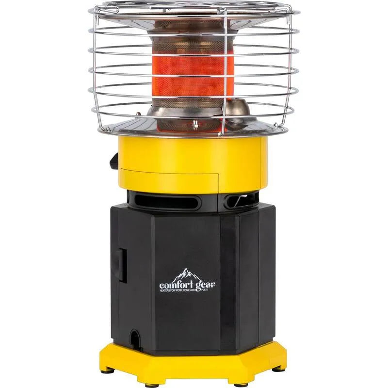 Chauffage à 360° portable intérieur/extérieur 10000 BTU, 1 lb, conception compacte et portable, Fonction chaleur, Propane liquide, Radiant Chauffe-eau, Propane récréatif
