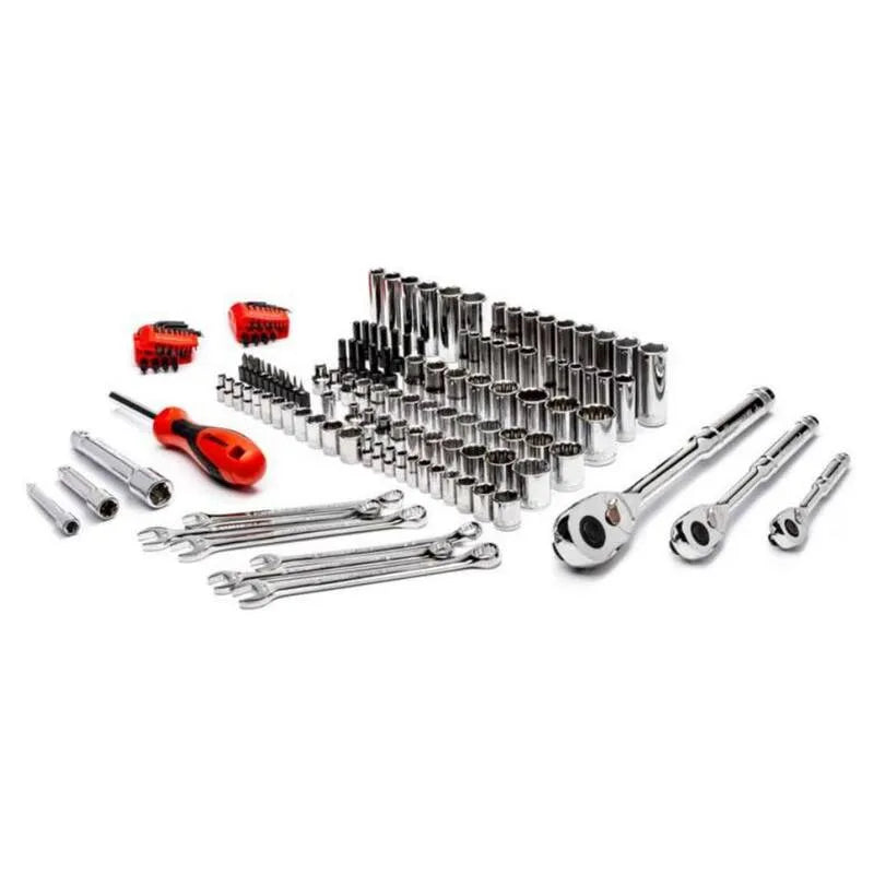 Jeu d'outils de mécanique métrique 142 pièces, 4 po, 8 po, 2 po, 1/4 po., 4 in, 8 in, 2 in