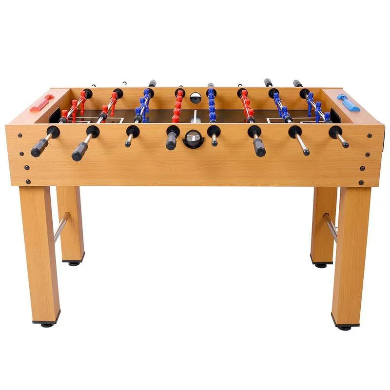 Table de football de l'ouragan, 54 po, Score analogique et accessoires gratuits pour les salles de jeux familiales, 54 in, Marron, Tables de football
