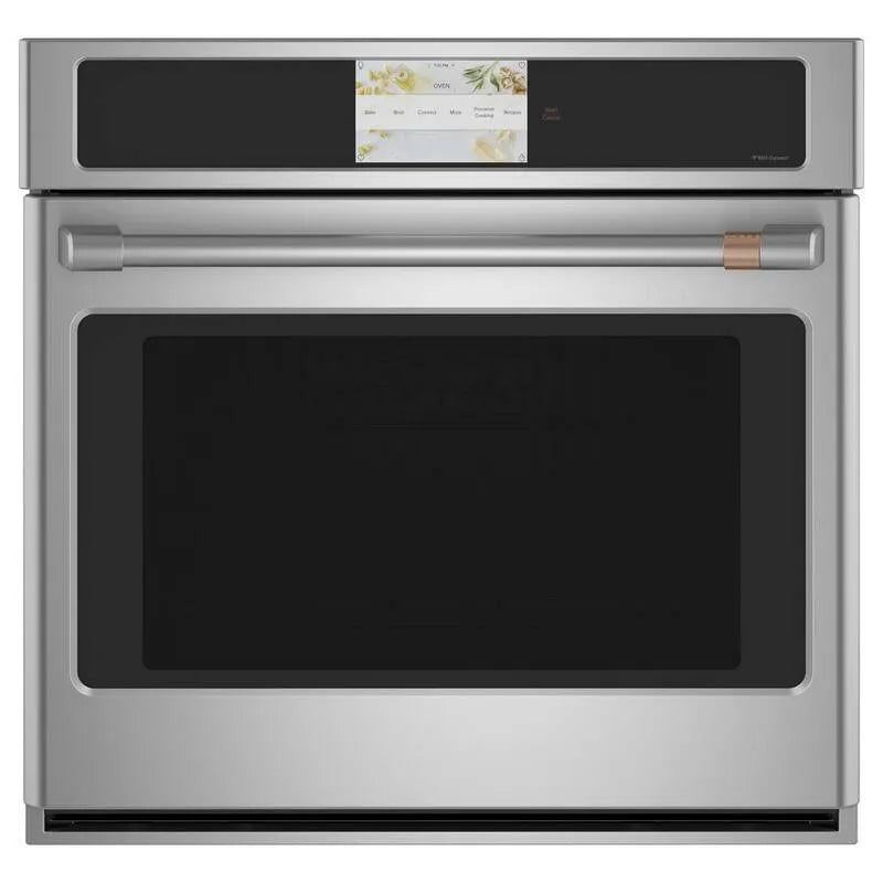 Cafe Smart Four mural électrique simple, 30 po, Acier inoxydable, Cuisine Convection, 30 in