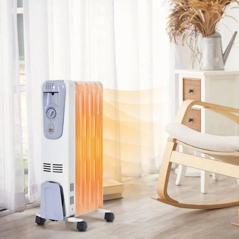 Smart Thermostat 1500W Huile électrique rempli radiant, conception compacte et portable