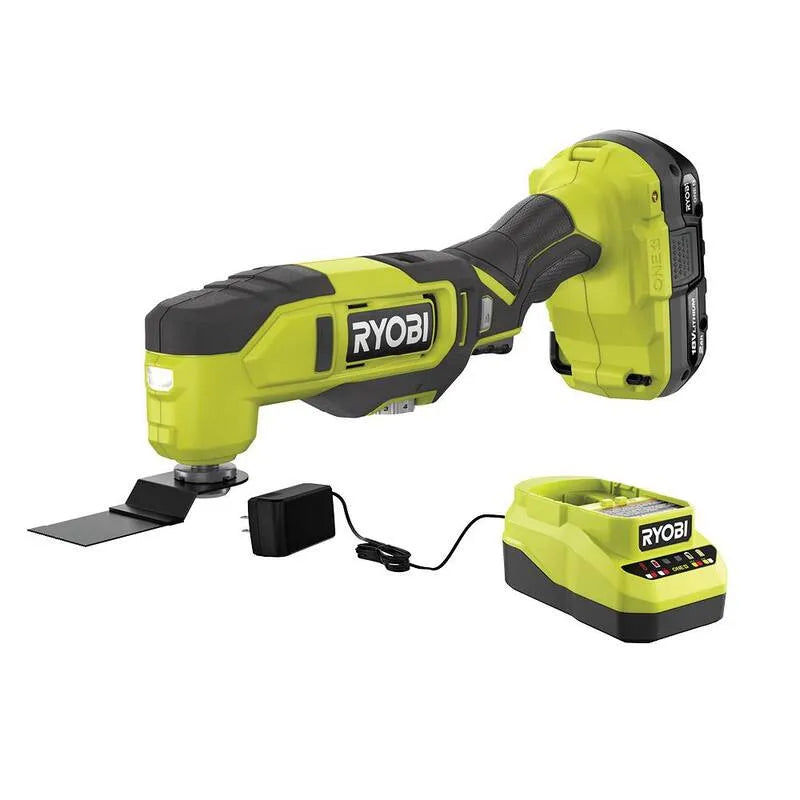 Kit d'oscillateur multi-outils sans fil RYOBI, 18V, conception sans fil, 2, 0 Ah, 2.0 Ah