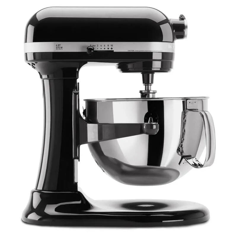 10-vitesses KitchenAid Support noir à 10 roues, 6 Qt, fouet de fil et crochets de queue