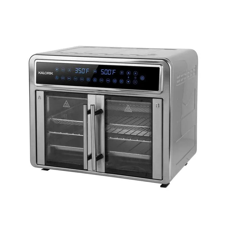 Foyer à air, 26 Qt, Acier inoxydable, Cuisinière de comptoir à air chaud, Fryeurs d'air