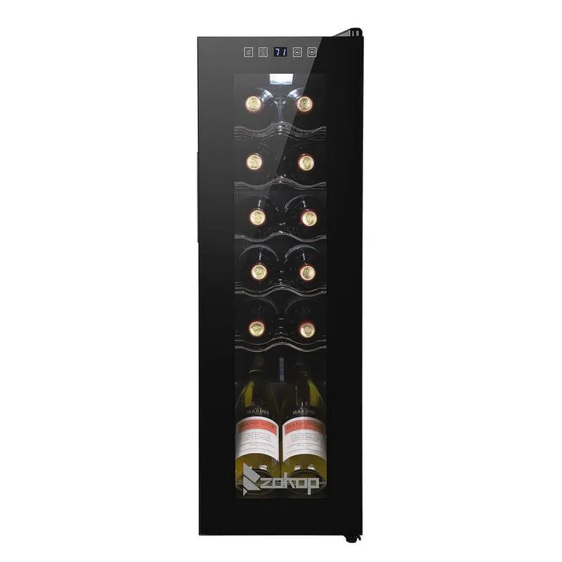 Refroidisseur autoportant à vin et boissons, 12 bouteilles Compressor, 9, 92 po., 9.92 in