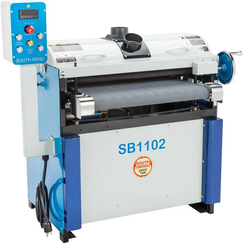 26 po, 26 po 5 HP Sander à tambour monophasé, 5 HP, 26 in