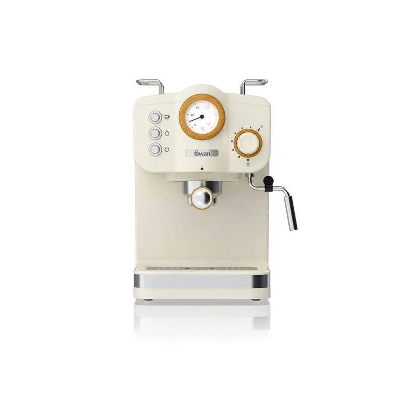 Espresso Machine Pompe 2-coup blanc, Nordique, de comptoir Machine avec brassage sous pression