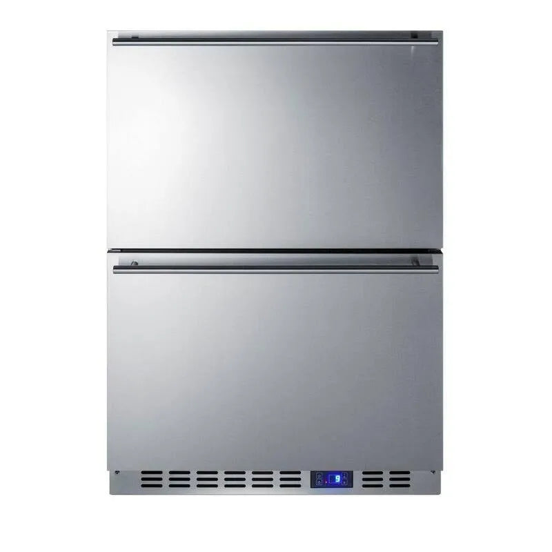 Congélateur droit, 3, 5 pi, acier inoxydable, appareil de stockage des aliments congelé, 3.5 cu. ft