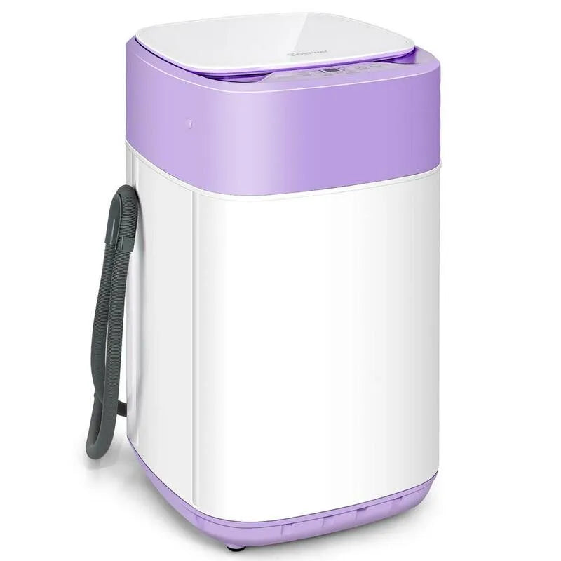 Machine à laver la charge portable, 1 pi, conception compacte et portable, 1 cu. ft, Pourpre, Lavage-linge portable