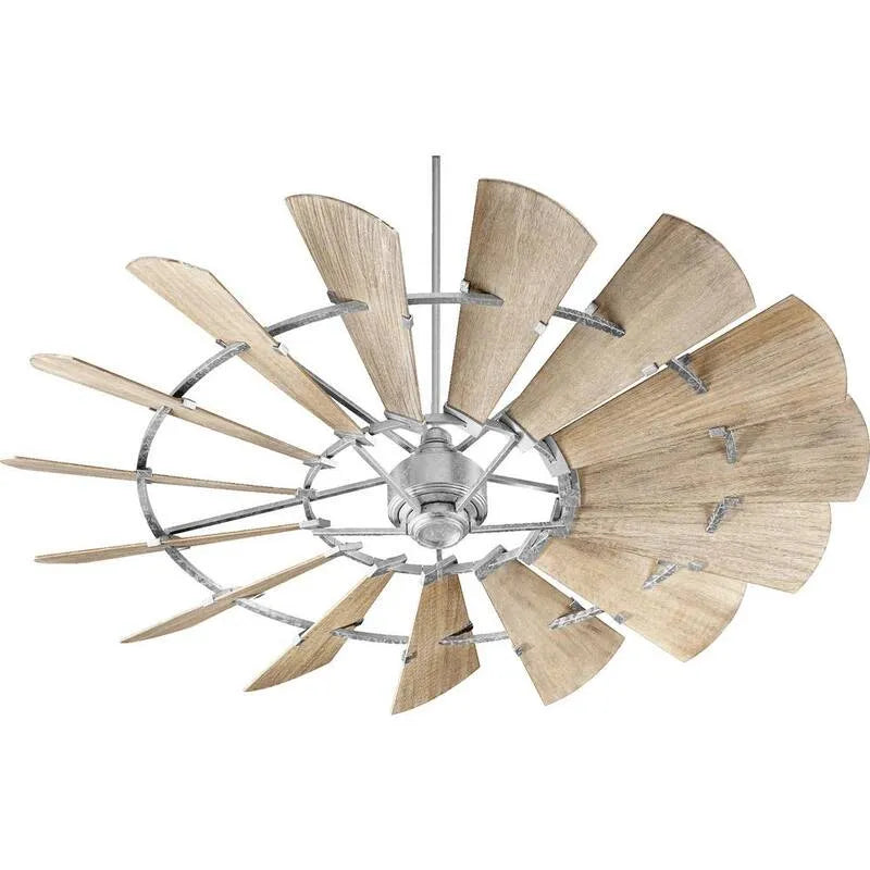 Ventilateur de plafond, 72 po, intérieur, à distance de la circulation d'air, 72 in, Galvanisé, Eventails industriels
