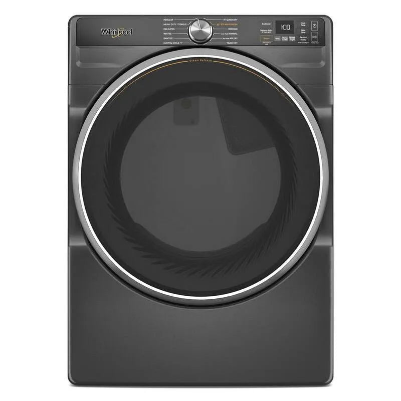 Whirlpool Séchoir à gaz à remous à gaz à décharge, 7, 4 pi, noir, 7.4 cu. ft, Volcan noir