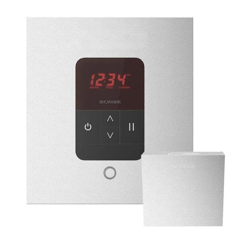 Contrôle avec AromaSteam Steam Head Square pour générateur de bain à vapeur en non-Platé, iTempo