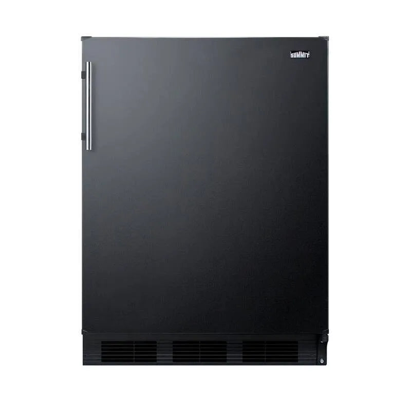 Summit Appliance, Réfrigérateur sans congélateur en noir de 24 po, réfrigérateurs sans congélateur, 24 in, 5.5 cu. ft