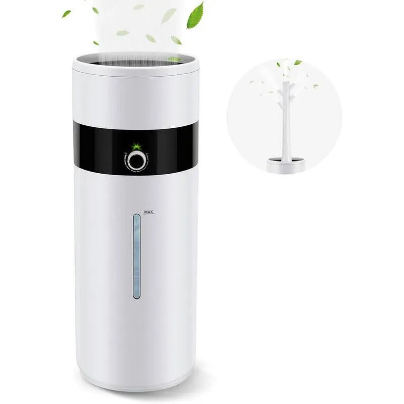 Humidificateur, 4. 83 Gal, Maison et bureau en blanc, Système d'humidité Cool-Mist intérieur, 4.83 Gal