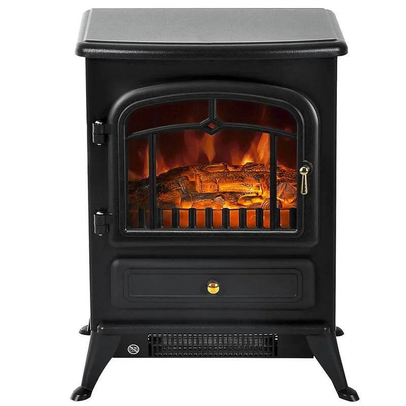 Chauffe-espace 750W/1500W, Commandes tactiles, Technologie infrarouge, Cuisine convection, 22 po, Protection contre la surchauffe, Noir, 22 in