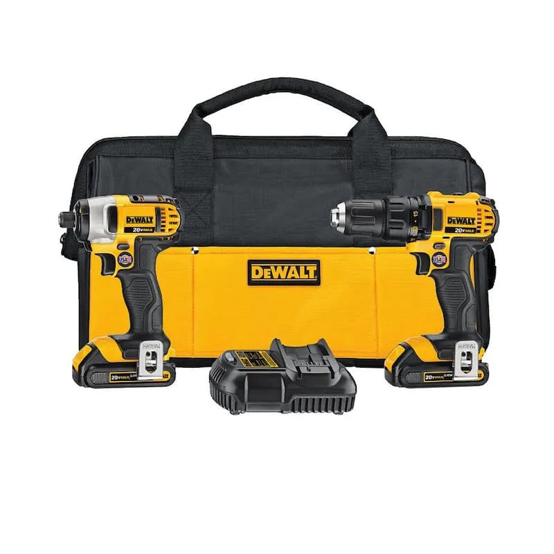 DEWALT 20V MAX 1. 5Ah Perceuse sans fil, conception sans fil, piles 20V, 2 outils, 1.5Ah