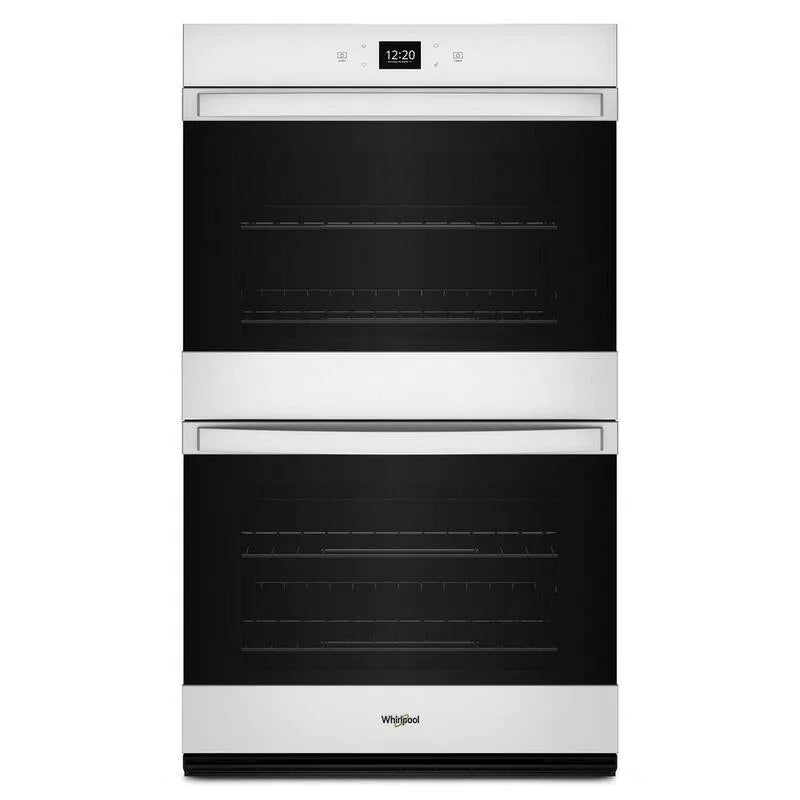 Whirlpool Four mural électrique double à remous, 30 po, auto-nettoyage, cuisson convection, blanc, 30 in