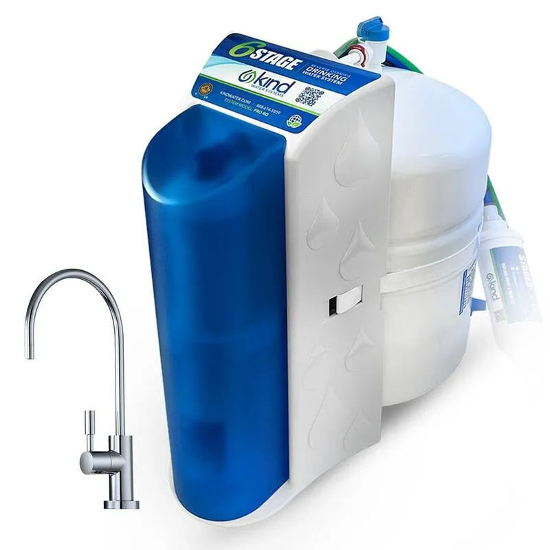 Étape inverse Osmose système d'eau potable, 6-Stage, Genre, Chrome