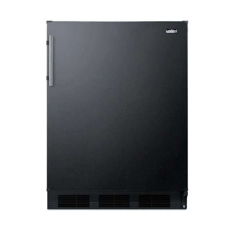 Réfrigérateur, 5, 1 pi3 d'eau, appareil de stockage des aliments congelés noir, 5.1 cu. ft, Mini-réfrigérateurs