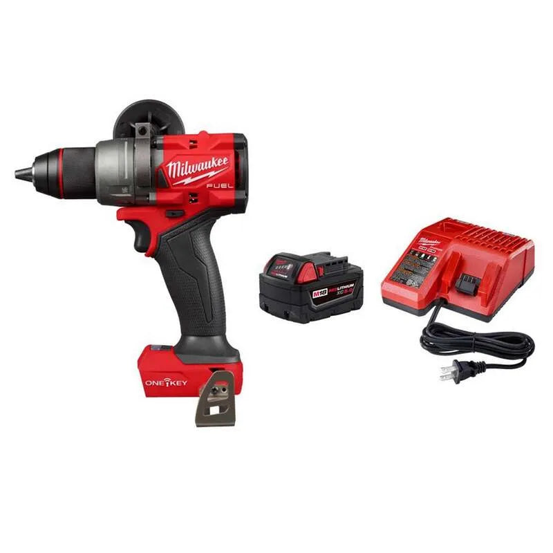 Milwaukee 5. 0Ah, 18V, 1/2 po, sans fil, perceuse/conducteur avec batterie et chargeur M18 5. 0Ah, sans brosse, 2 in, 5.0Ah