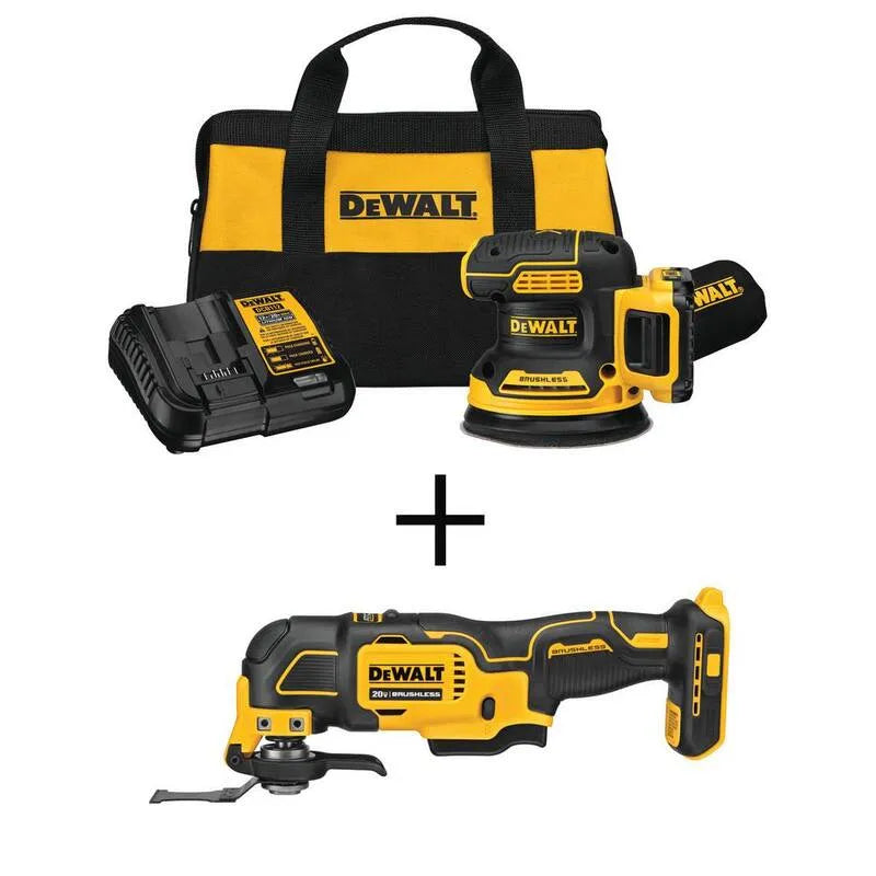 Outil d'oscillation DEWALT 2. 0Ah, 20V, 5 po, sans fil, sans brosse, batterie, chargeur, 5 in, 2.0Ah