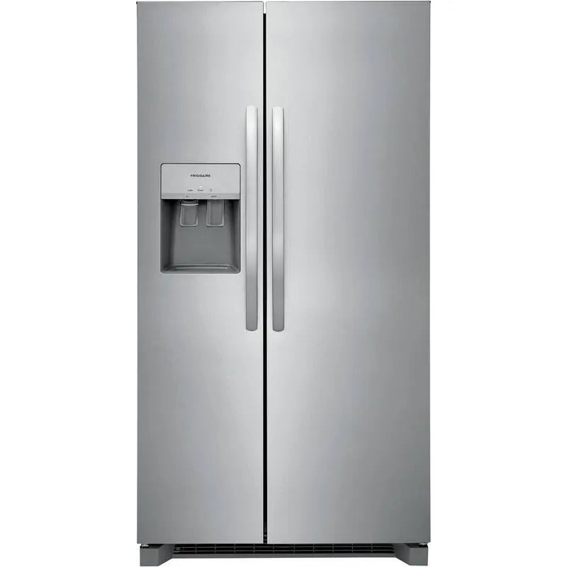 Réfrigérateur Frigidaire, 36 po, 25, 6 pi, Acier inoxydable, Profondeur standard, 36 in, 25.6 cu. ft