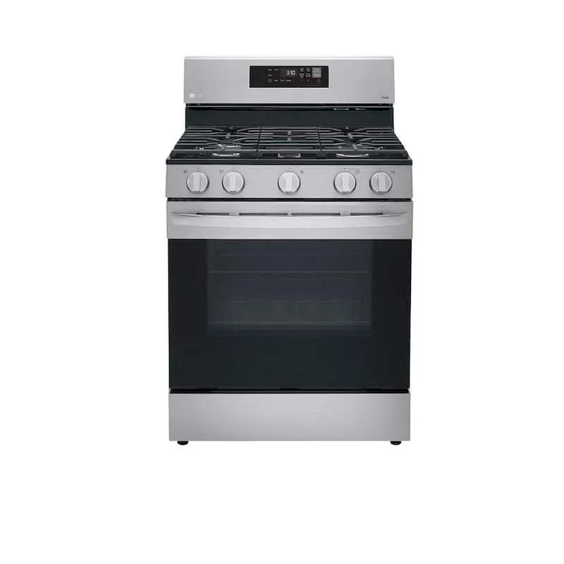 Gamme de gaz LG, 30 po, 5, 8 pi, Wi-Fi, Acier inoxydable, Wi-Fi Enable dans, 30 in, 5.8 cu.ft