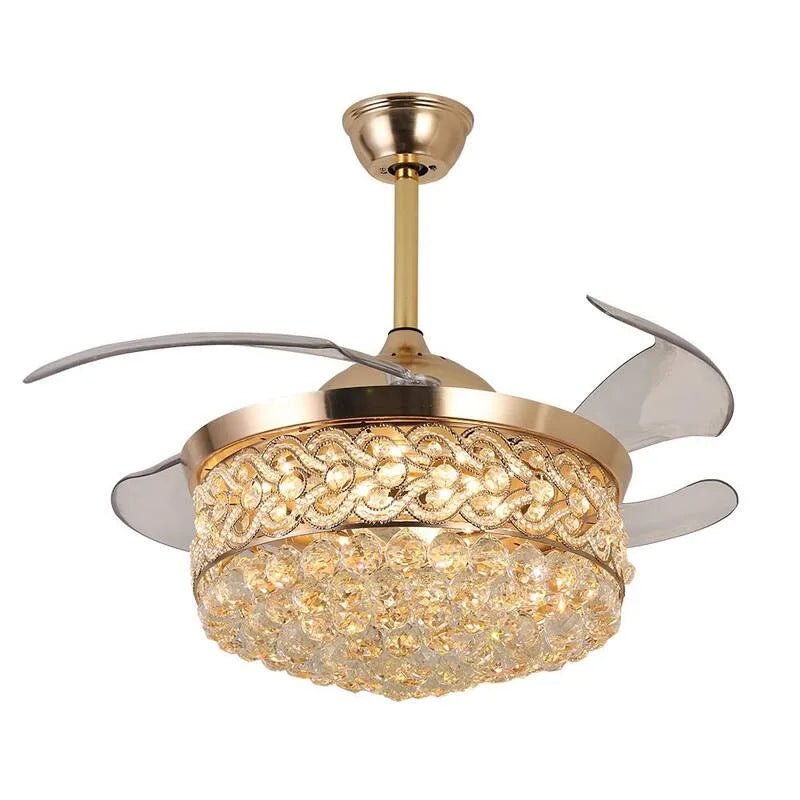 Ventilateur de plafond 3-Color, 42 po, intérieur, or, à distance contrôlée de la circulation d'air, 42 in, Ventilateurs de plafond avec éclairage