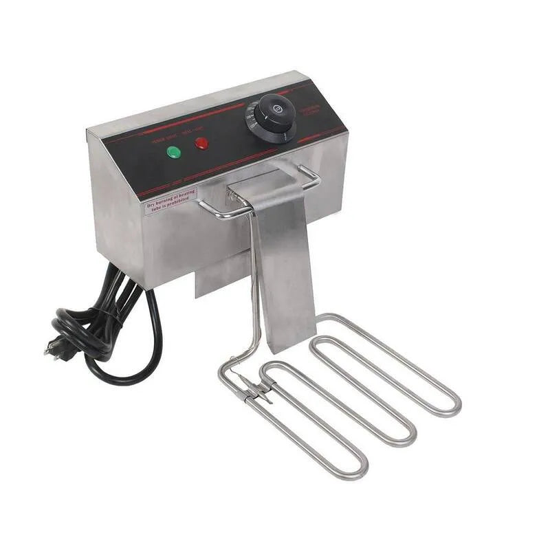 3400, Commercial-Grade Design, 3400-Watt Convertisseur électrique friteuse profonde double réservoir Commercial Restaurant acier