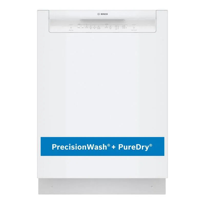 Lave-vaisselle Bosch Series 24, 24 po, acier inoxydable, 50 dBA, blanc, 24 in