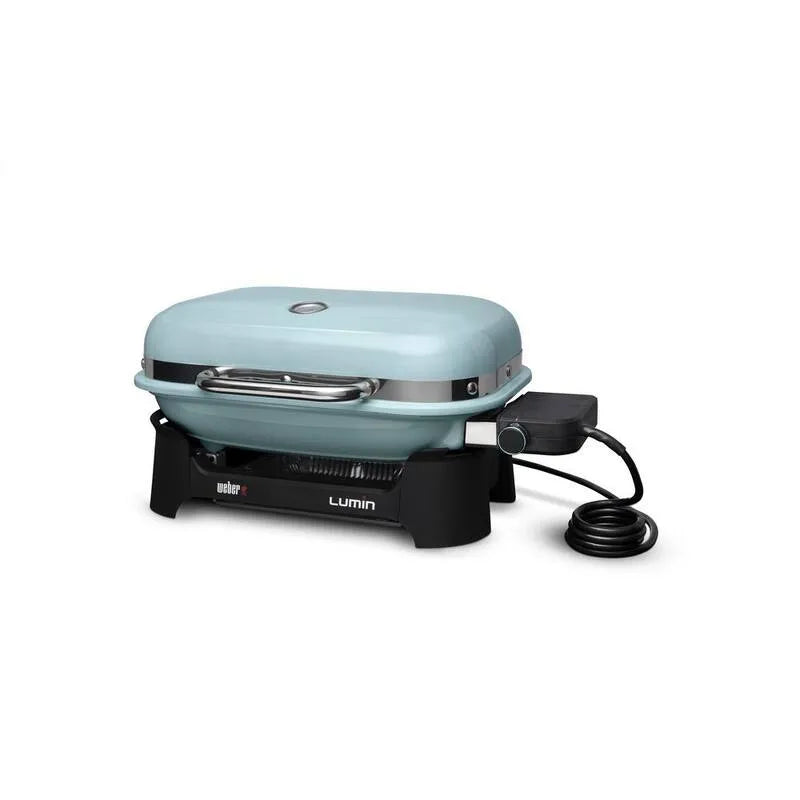 Weber, conception compacte et portable, Lumin Compact Portable Electric Grill en Bleu clair