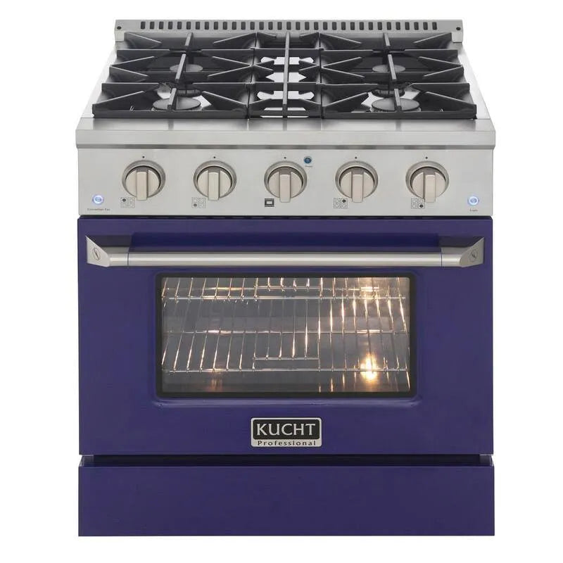 Double gamme de carburant, 30 po, 4, 2 pi, Convection, Bleu, 30 in, 4.2 cu. ft