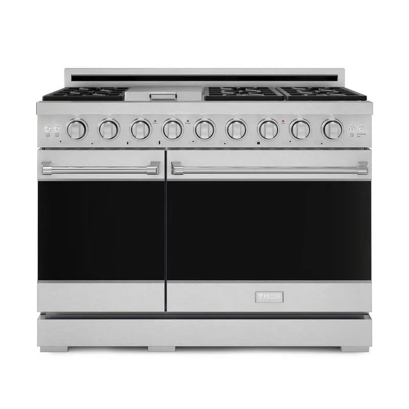 Gamme de gaz 6-Burners, 48 po, acier inoxydable, cuisine convection, Gordon Ramsay Series, 48 in