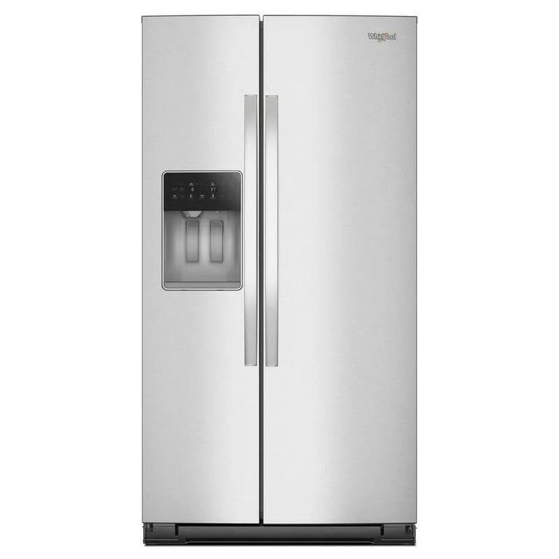 Whirlpool Réfrigérateur à remous, 36 po, 20, 55 pi, Acier inoxydable, 36 in, 20.55 cu ft