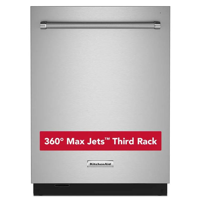 KitchenAid Lave-vaisselle, acier inoxydable, 24 po, 44 dBA, 24 in