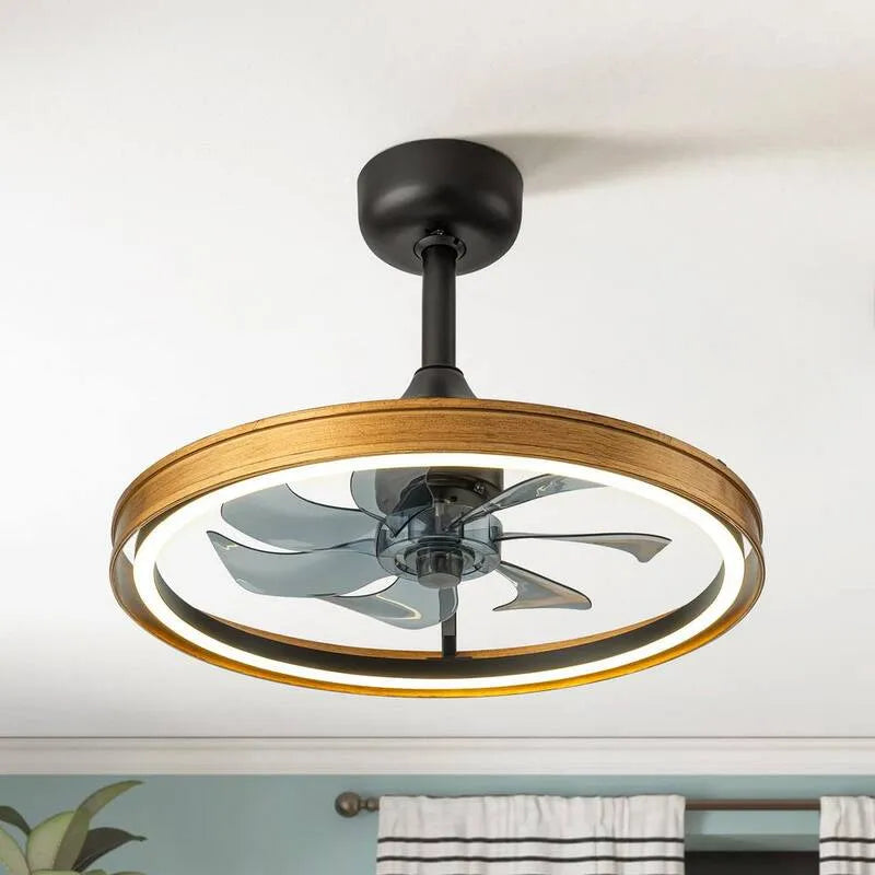 Ventilateur de plafond intérieur 48-Watt, télécommande, 18. 9 in., Anson 18. 9 in., Brown, 18.9 in