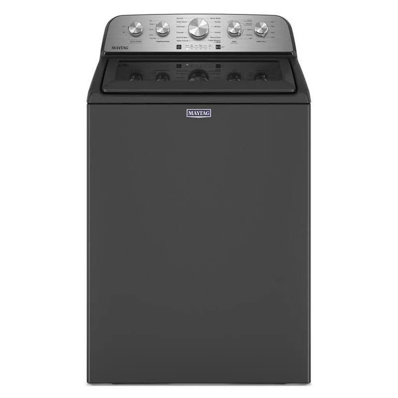 Maytag, 4, 7 pi3 Laveur de charge supérieure en noir de volcan, puissance supplémentaire, 4.7 cu. ft