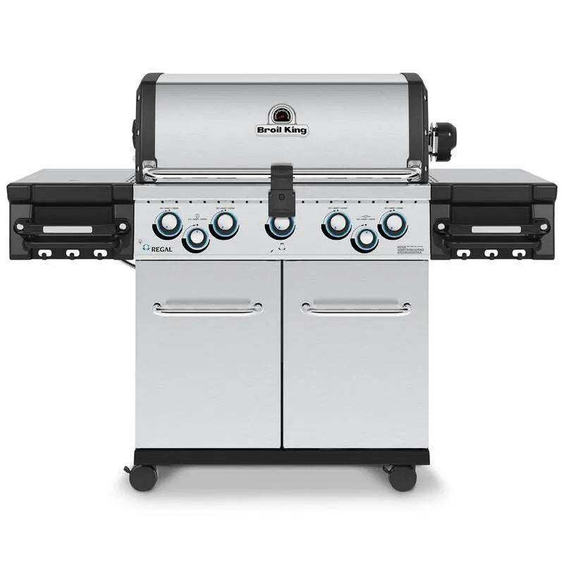 Grille à gaz de propane de combustion 5-Burner, acier inoxydable, fonction rotisserie, propane liquide
