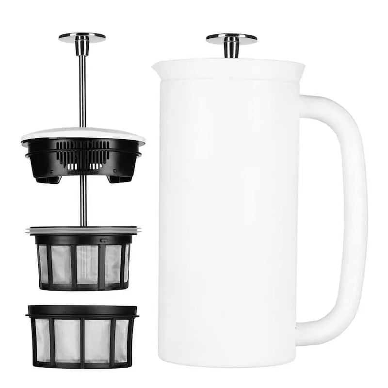 32-oz Machine à café à drip 32 oz, Machine automatique à brasser le café, Blanc