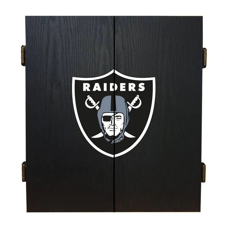 IMPERIAL, Las Vegas Raiders Dartboard Set, Noir, Arts & Dart Boards