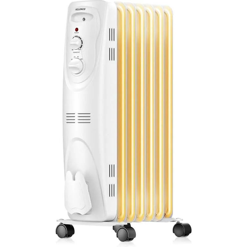Thermostat intelligent 1500-Watt, conception compacte et portable, Radiant, Intérieur, Blanc