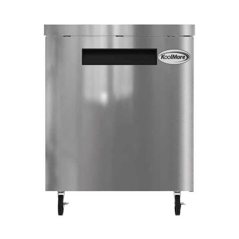 Réfrigérateur, conception commerciale, 27 po, 6 pi, acier, 27 in, 6 cu. ft